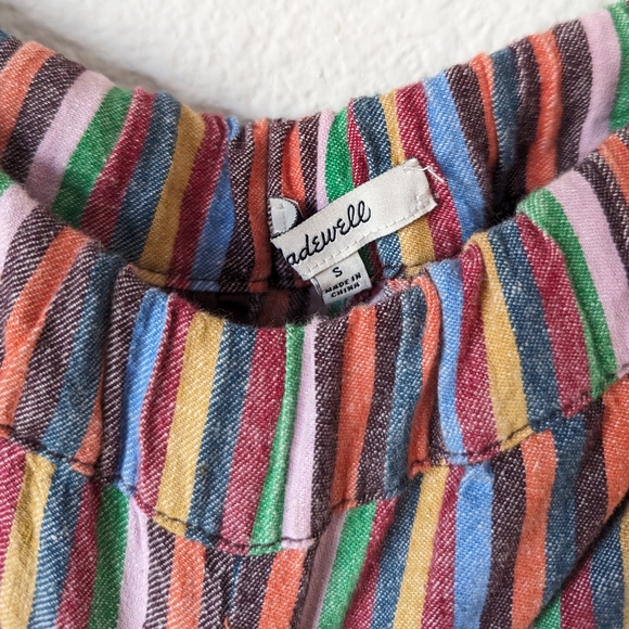 Madewell Striped Multi Colored Shorts - Picture 4 of 5